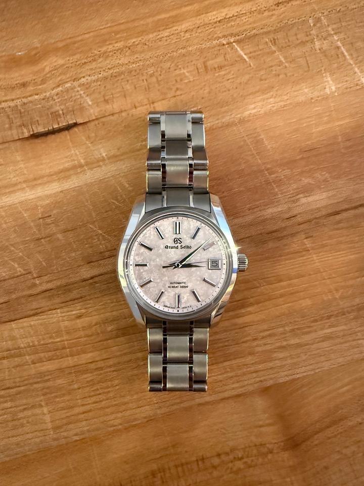 Grand Seiko Heritage Collection 62gs Hi-beat 36000 Automatic Brand new full set with subtle pink dial