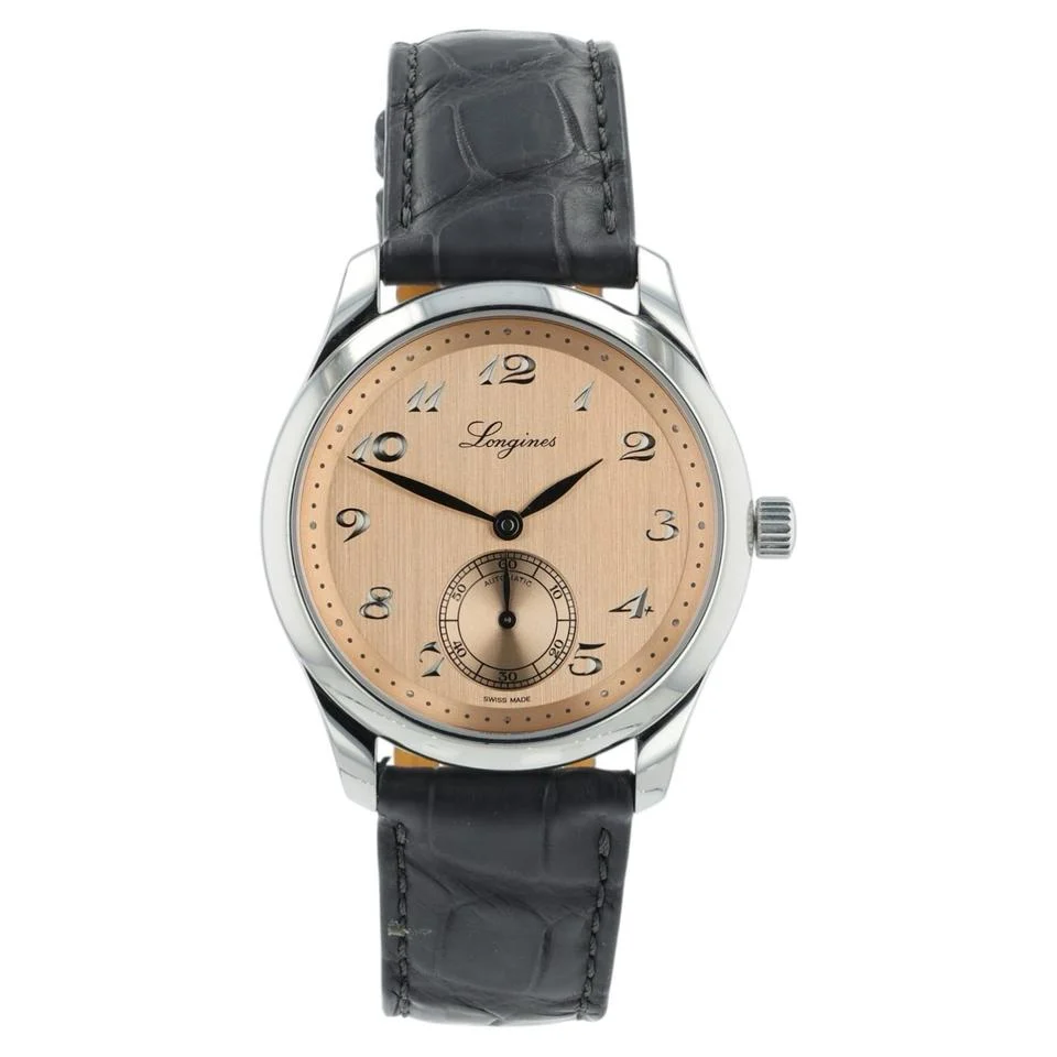 Longines Master Collection Salmon Dial Stainless Steel 38mm Automatic Mens Watch L2.843.4