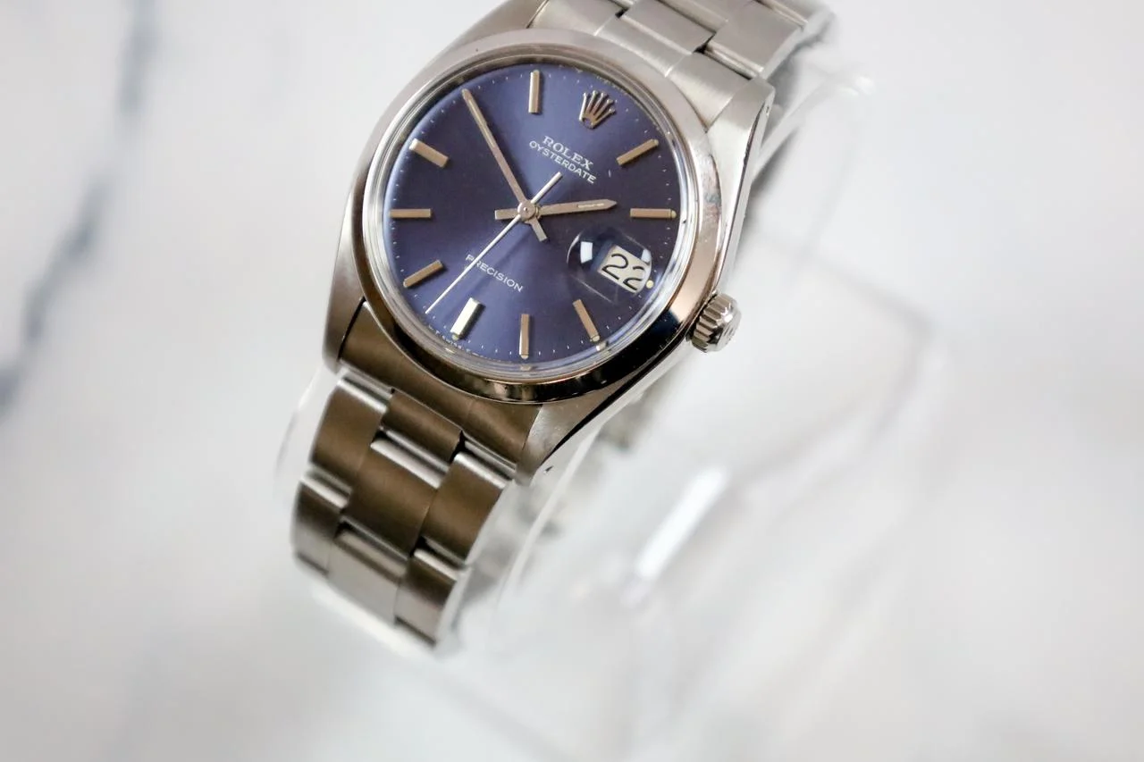 Rolex Oysterdate Precision Oyster Date 6694 1975 Stunning Condition Blue Dial Exemplary Blue Dial 6694 From 1975 — photo 2