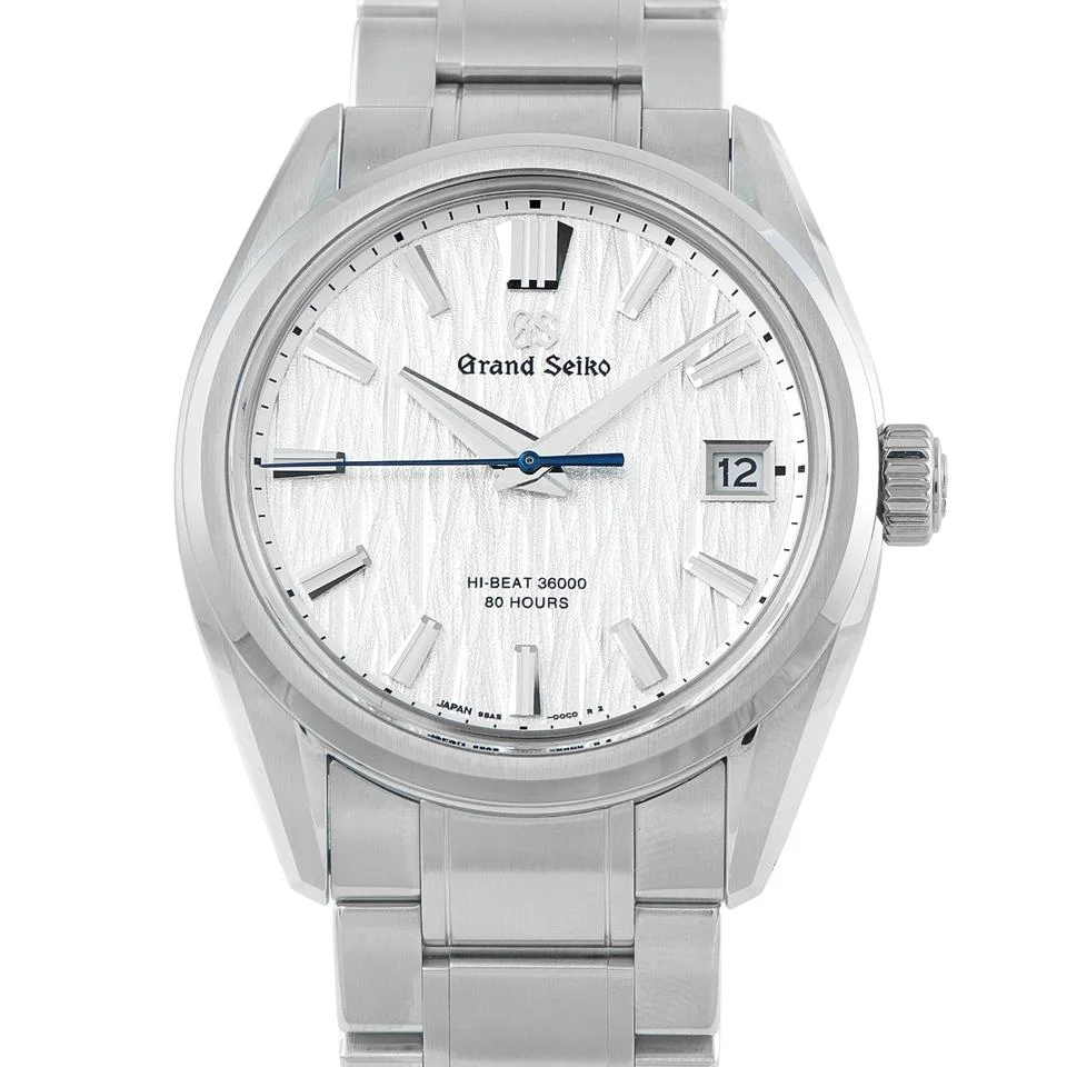 Grand Seiko Evolution 9 White Birch Dial Steel Watch SLGH005