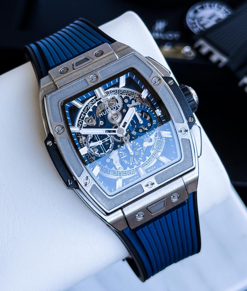 Hublot Spirit of Big Bang Blue 42mm Hublot Spirit of Big Bang 42 Blue Full Set Extra Strap