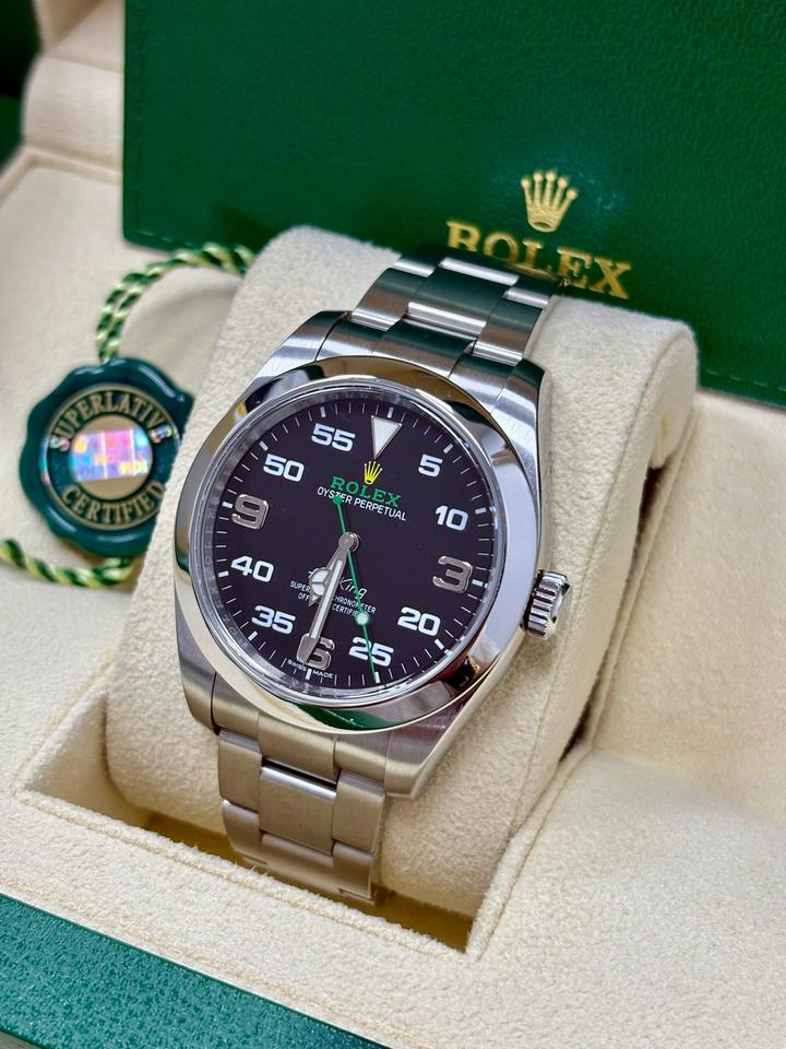 Rolex Air King 14000M 34mm Blue Dial + Rolex Box — photo 23