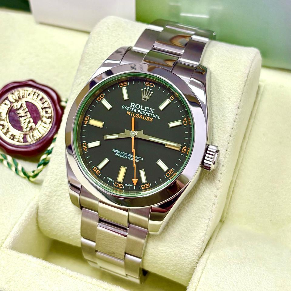 Rolex Air King 14000M 34mm Blue Dial + Rolex Box — photo 24