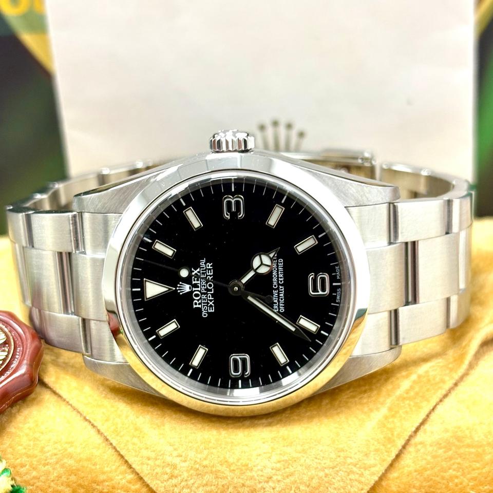 Rolex Air King 14000M 34mm Blue Dial + Rolex Box — photo 25