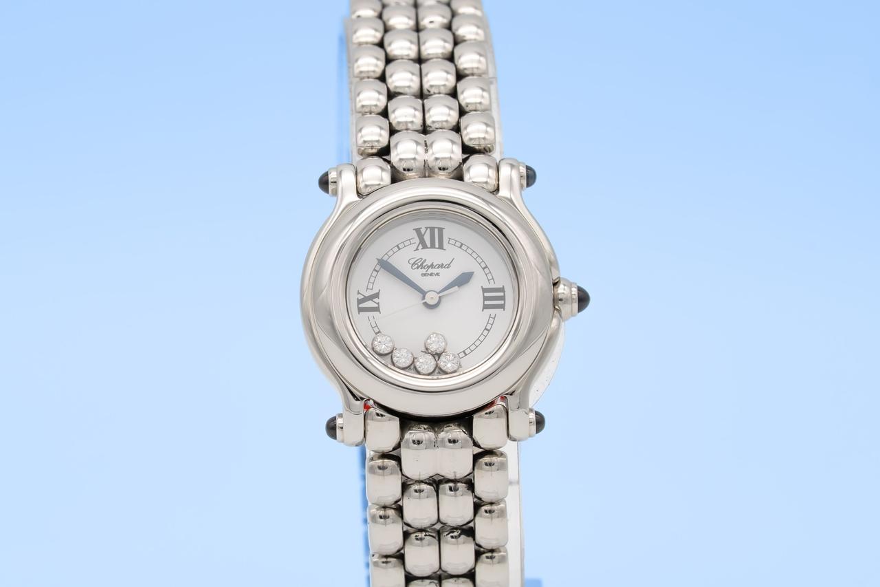 Chopard Happy Sport 27/8245-23 Ladies Diamonds Stainless Steel Papers 26mm