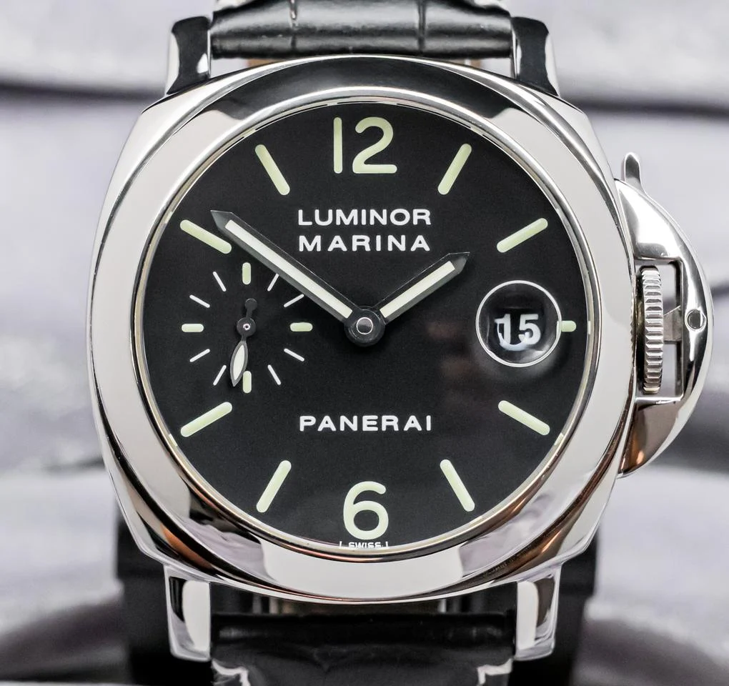Panerai Luminor Marina Automatic 48 Luminor Marina 40mm Black Dial SERVICED Automatic PAM00048 PAM048 PAM48 PAM