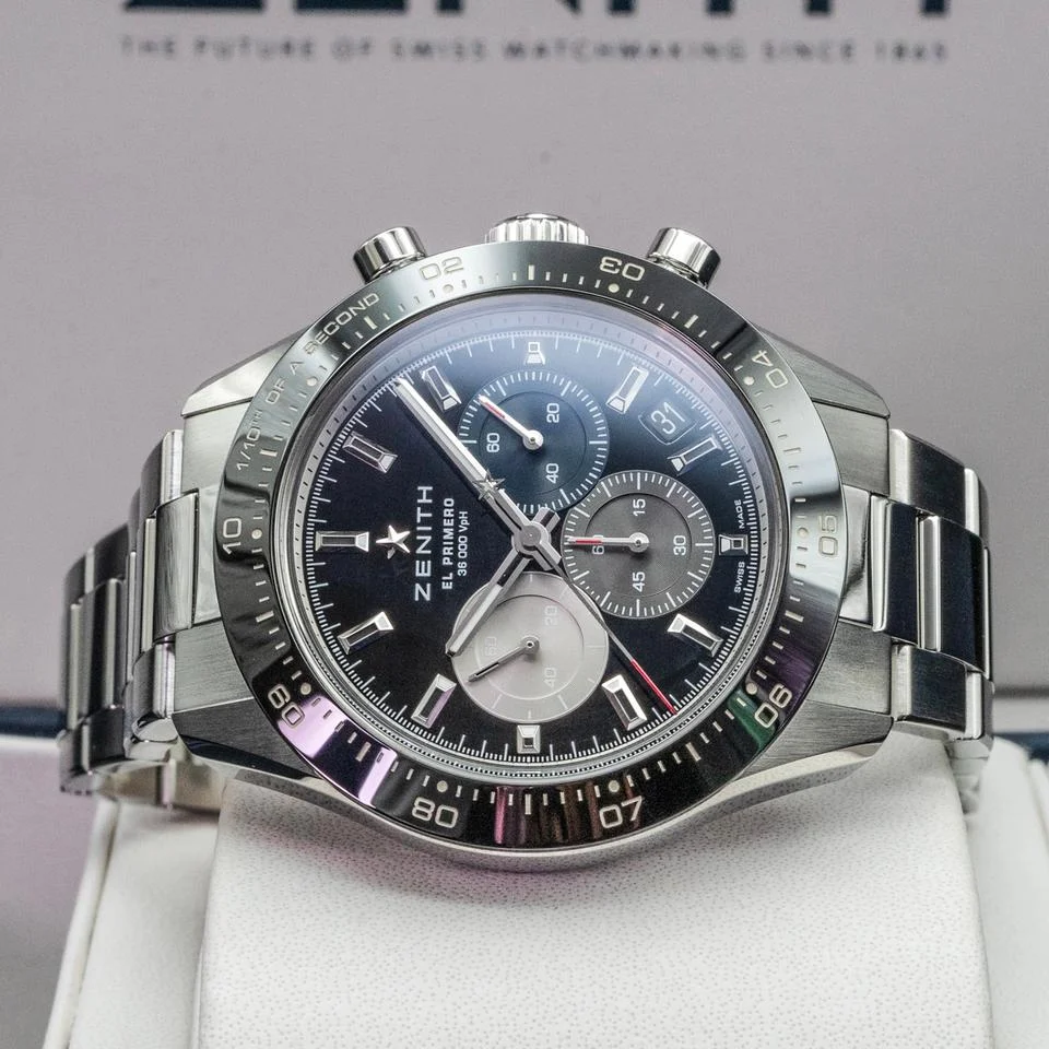 Zenith Chronomaster Sport 41mm El Primero Black Dial Box Papers 2021