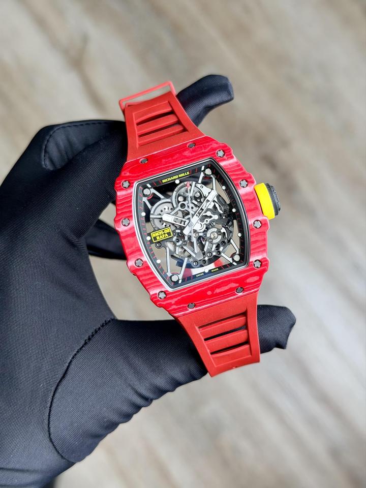 Richard Mille RM 035 Rafael Nadal Red Carbon TPT Skeleton Preowned 2016 RM35-02