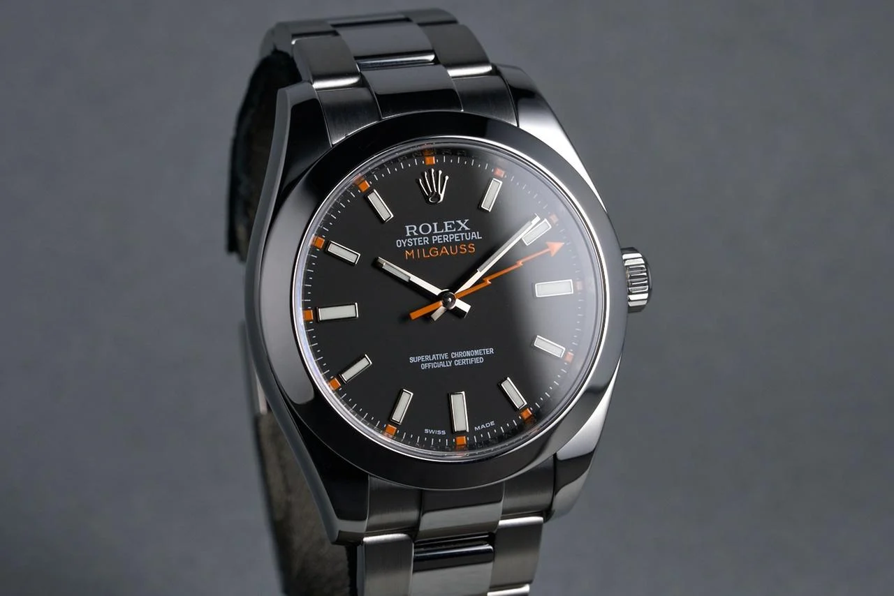 Rolex Milgauss Ref: 116400 Black Dial with Papers — photo 14