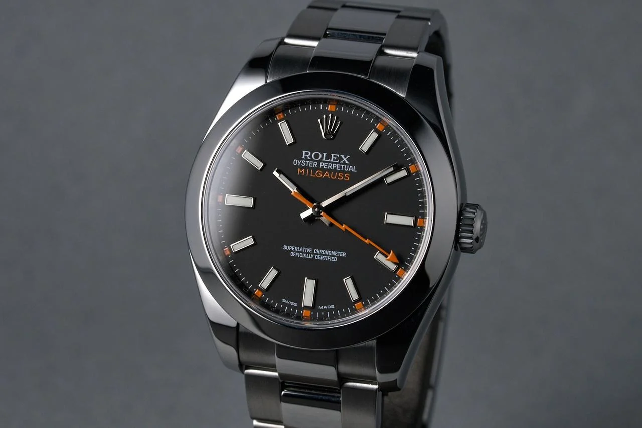 Rolex Milgauss Ref: 116400 Black Dial with Papers — photo 15