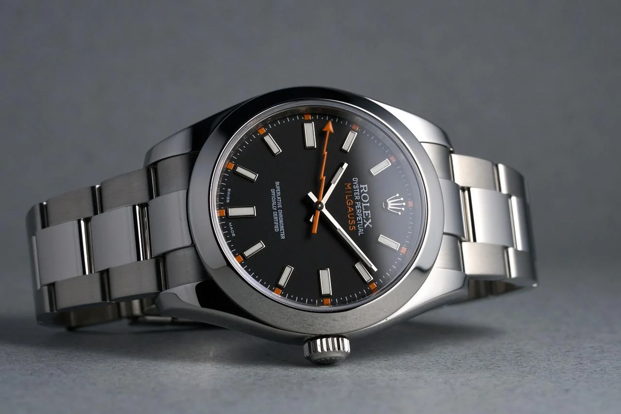 Rolex Milgauss Ref: 116400 Black Dial with Papers — photo 24
