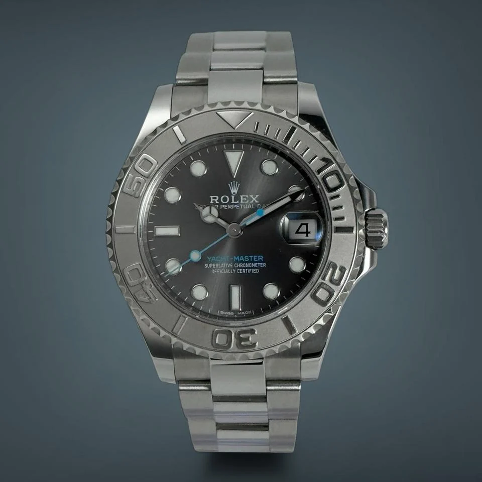 Rolex Yacht-Master 37 MINT Yacht-Master 37 Rhodium Dial Box & Papers