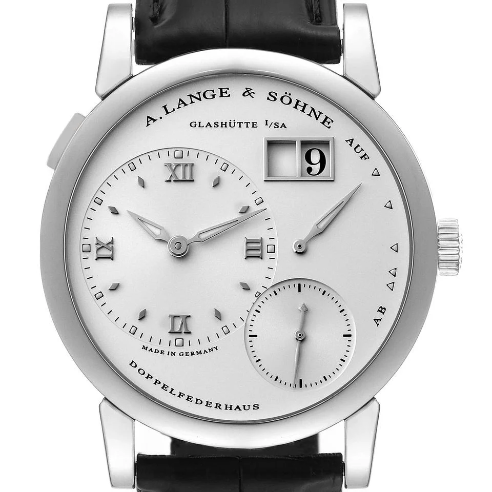 A. Lange & Söhne Lange 1 White Gold Silver Dial Mens Watch 101.039