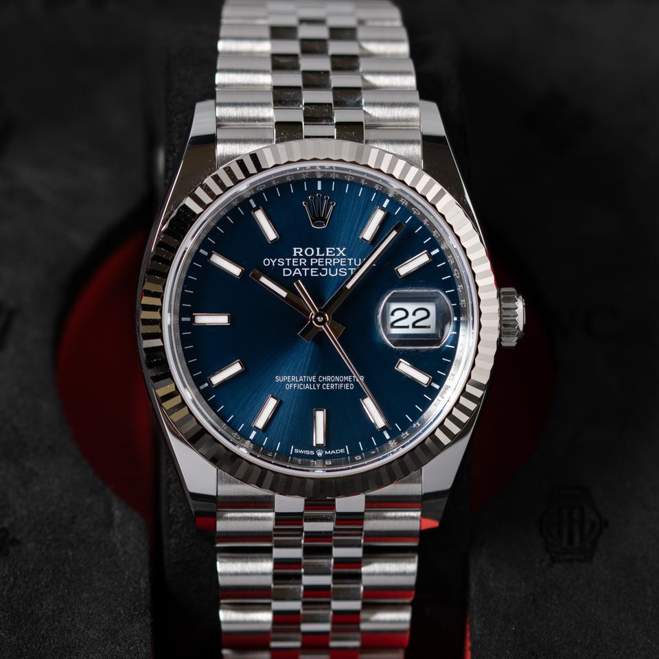 Rolex Datejust 36 2026 BNIB Blue Dial Jubilee Complete Set w/Box and Papers
