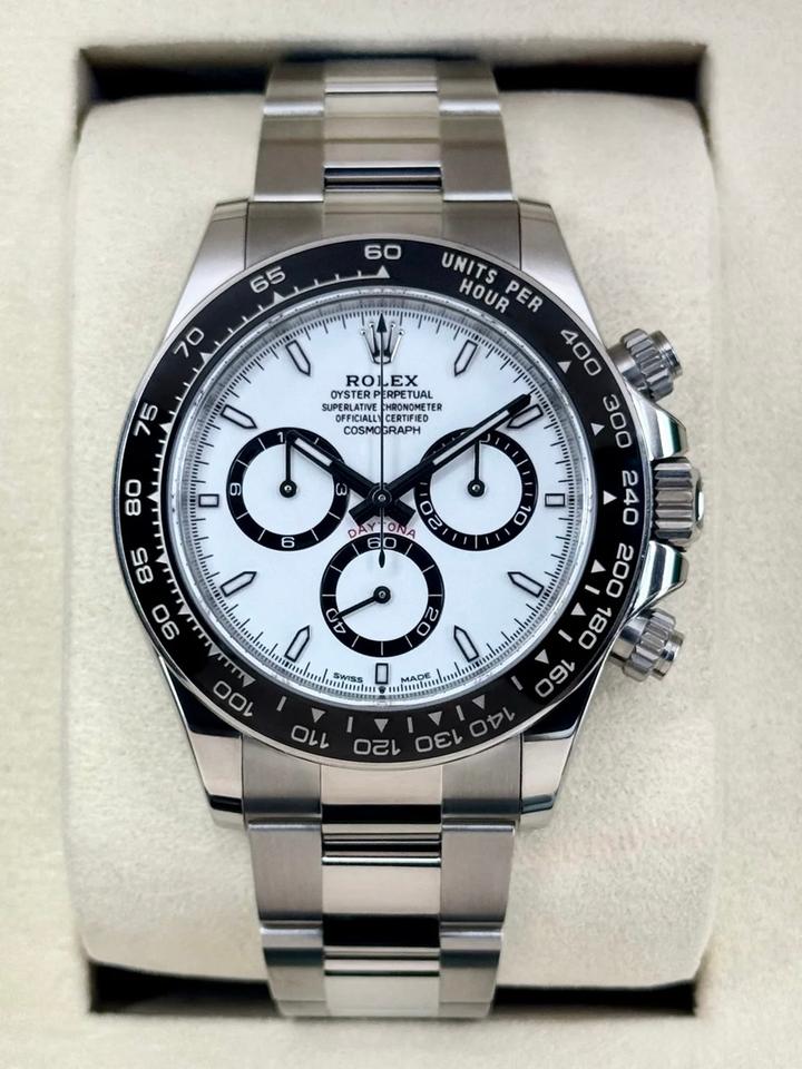 Rolex Daytona NEW 2026 Daytona 40mm 126500LN Stainless Steel White Panda Dial