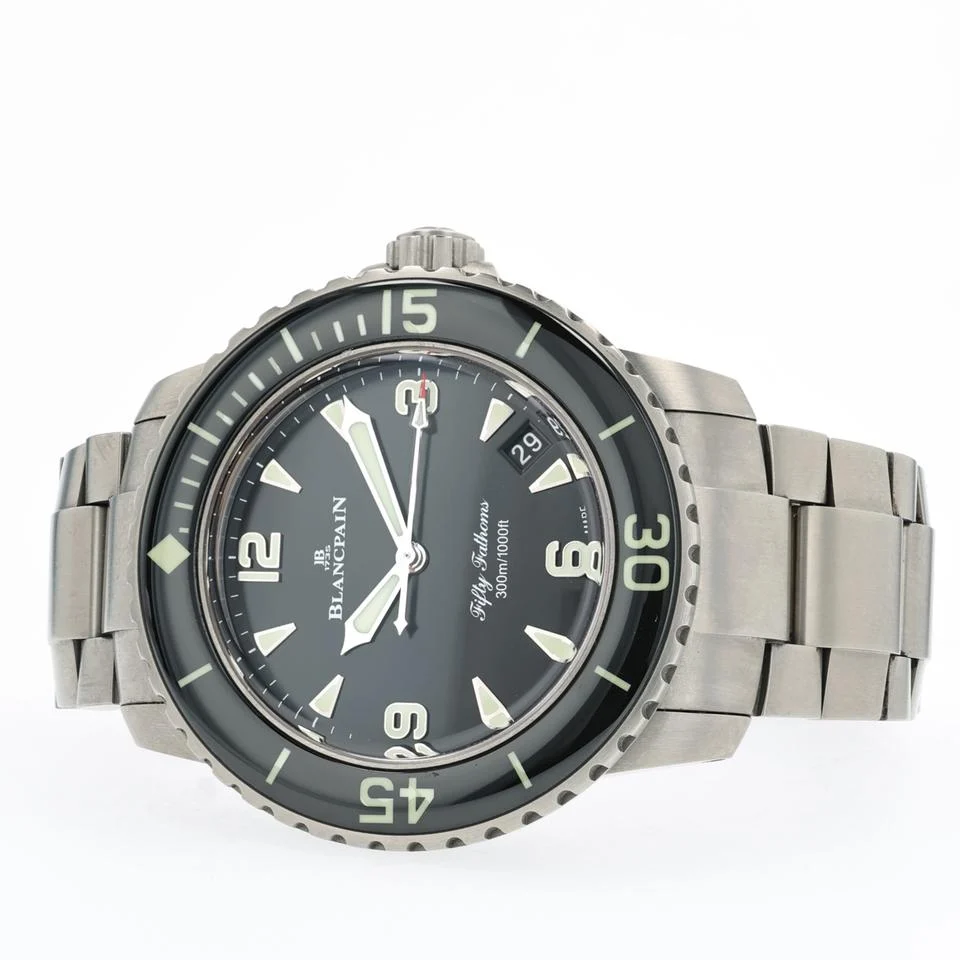 Blancpain Fifty Fathoms Titanium 42.3mm Black Dial Automatic 5010-12B30