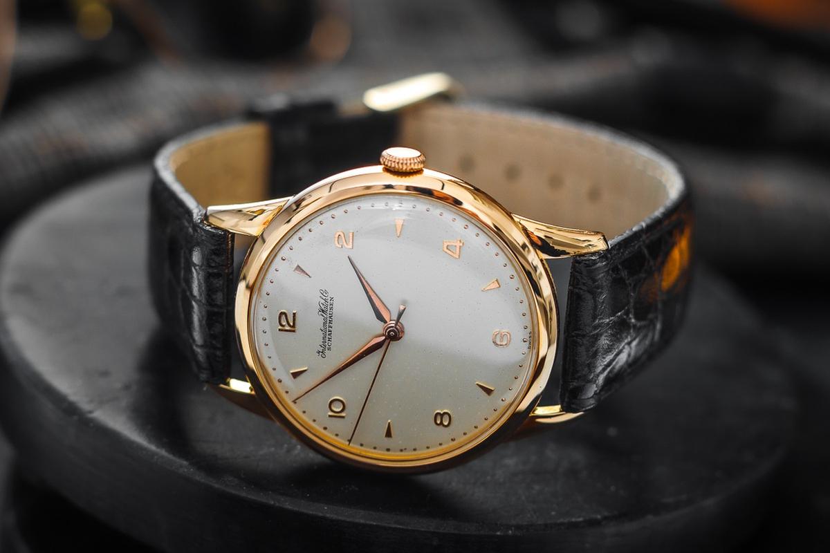 IWC Schaffhausen Manual Vintage 18k Gold 35,5mm