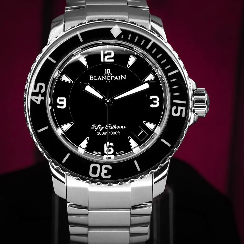 Blancpain Fifty Fathoms 45mm Full Set Stainless Steel Bracelet 2021 Mint