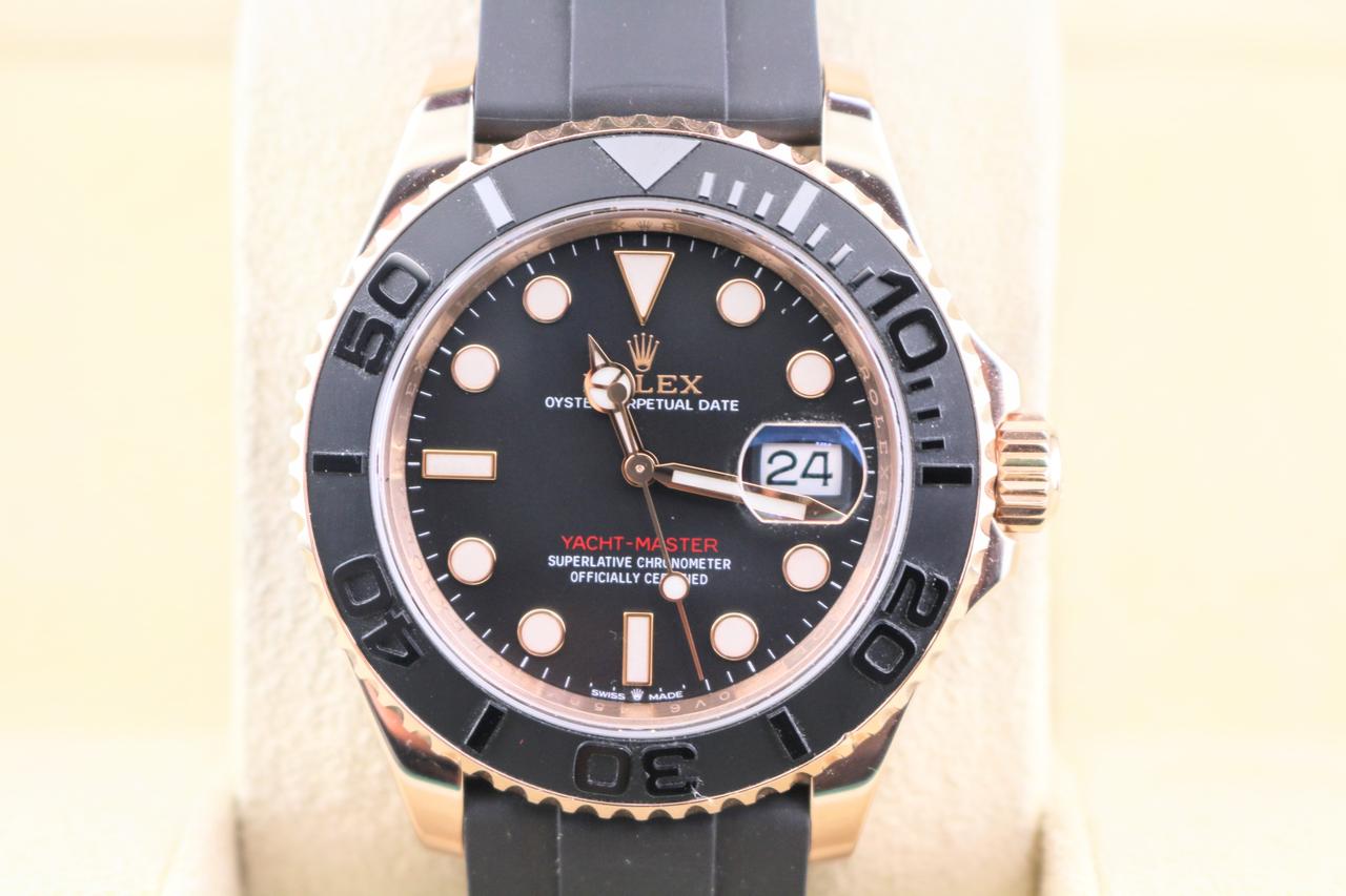 Rolex Yacht-Master 40 2025 Yacht-Master 126655 Black Dial Oysterflex Rose Gold No Papers 40mm — photo 2