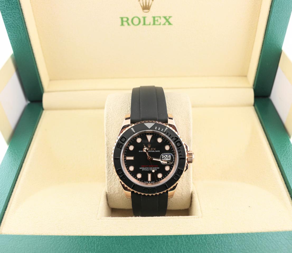 Rolex Yacht-Master 40 2025 Yacht-Master 126655 Black Dial Oysterflex Rose Gold No Papers 40mm — photo 3