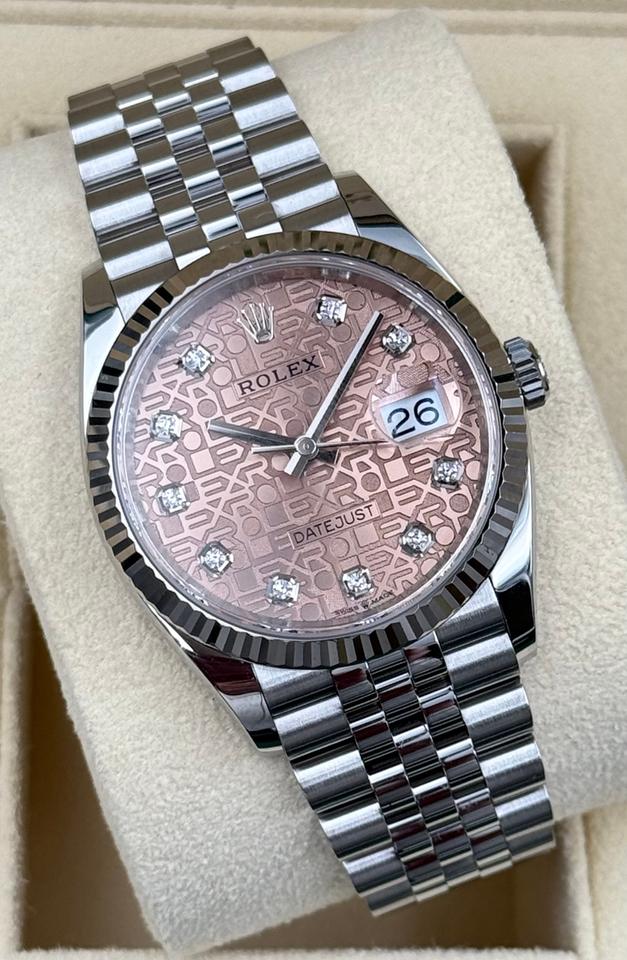 Rolex Datejust 36 Jubilee Pink Diamond Dial