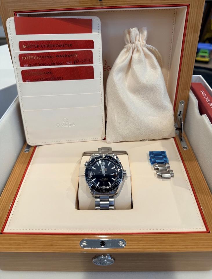 Omega Seamaster Planet Ocean 39.5mm Black Dial Co-Axial Mast