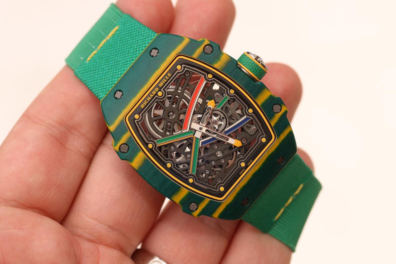 Richard Mille RM 67 67-02 Sprint Van Niekerk Green/Yellow Quartz TPT