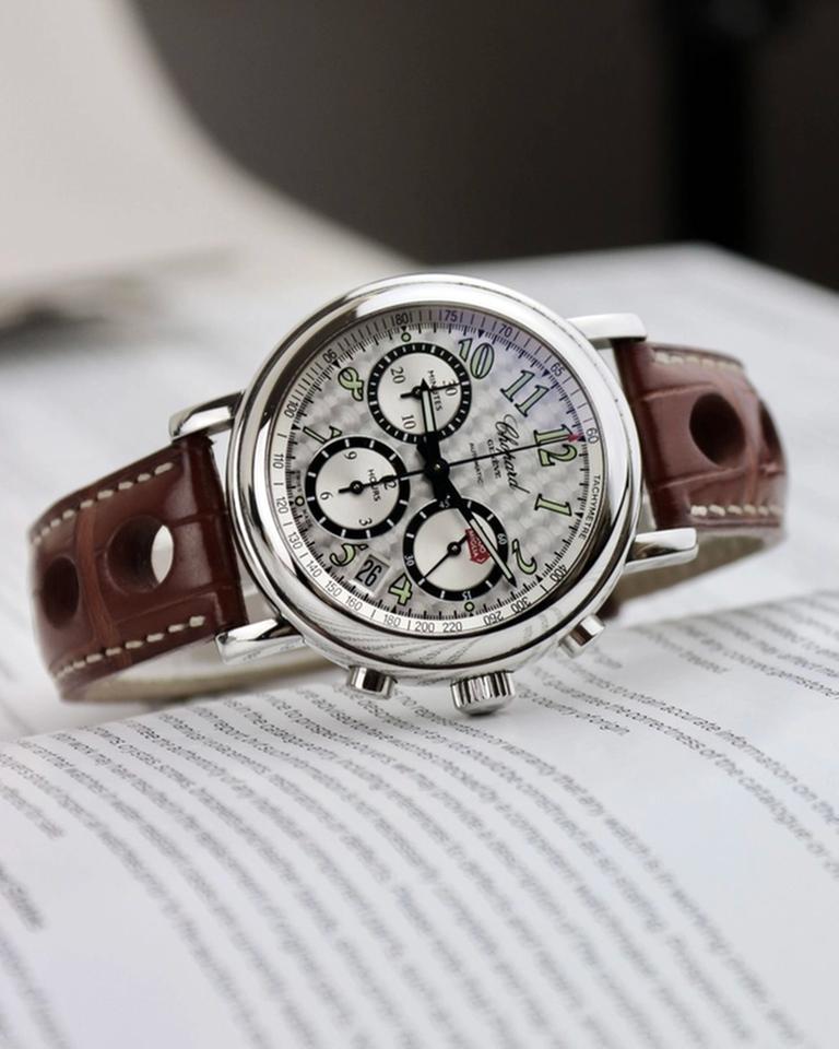 Chopard Mille Miglia Black Dial on Leather Bracelet 8331