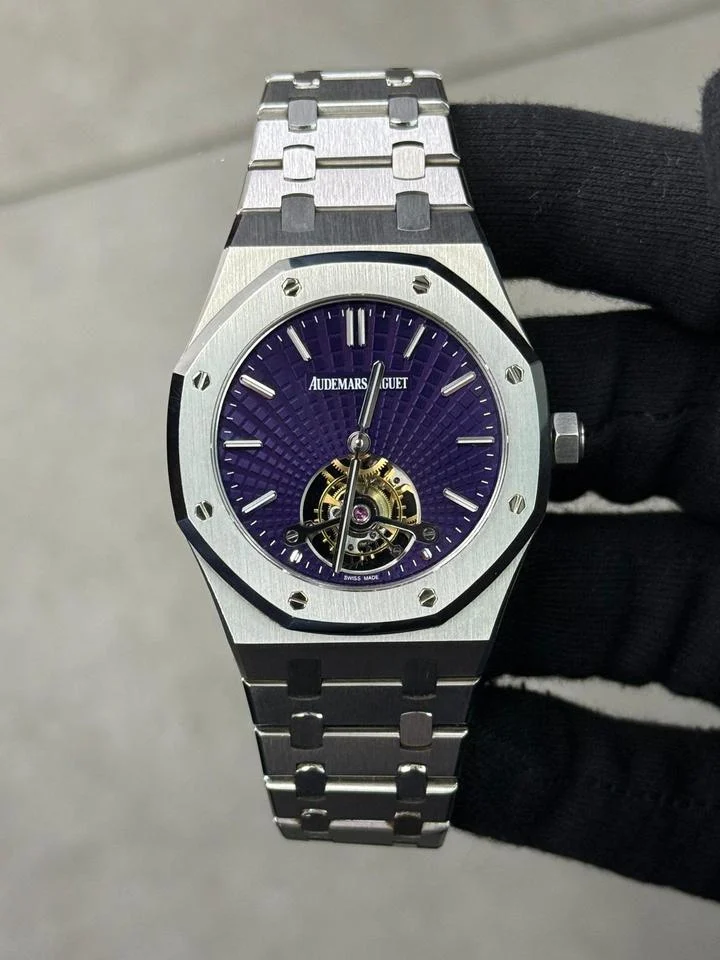 Audemars Piguet Royal Oak Tourbillon Extra-thin 26522ST Tourbillon Extra Thin Purple Dial