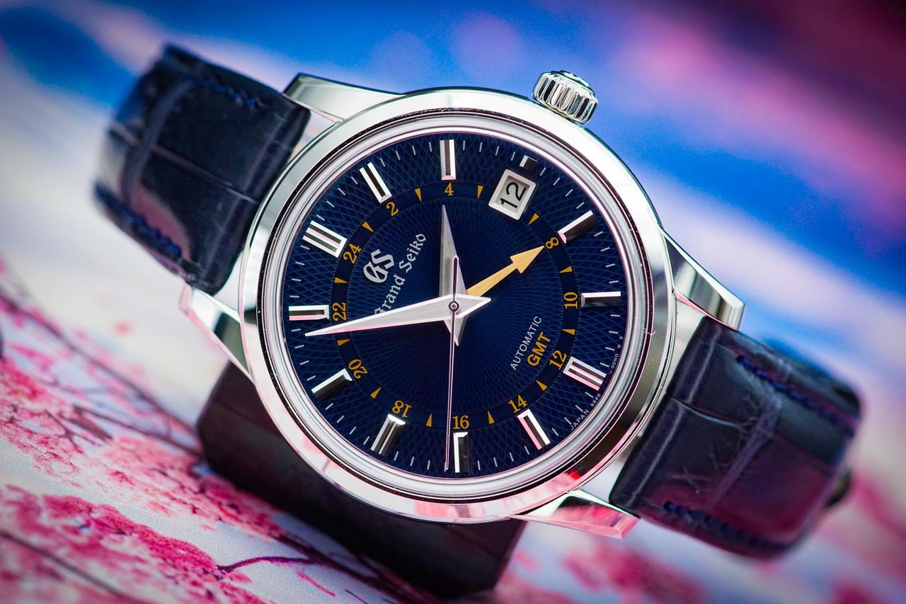 Grand Seiko Elegance Collection “Moondrop” GMT | Elegance Collection Ref. SBGM257 | 40mm | Steel | Full Set | Blue Dial | 2025