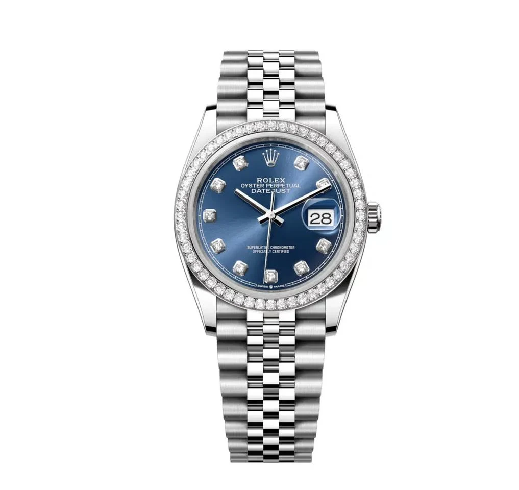 Rolex Datejust 41 White Index Dial Stainless Steel Fluted Bezel Jubilee Bracelet — photo 17