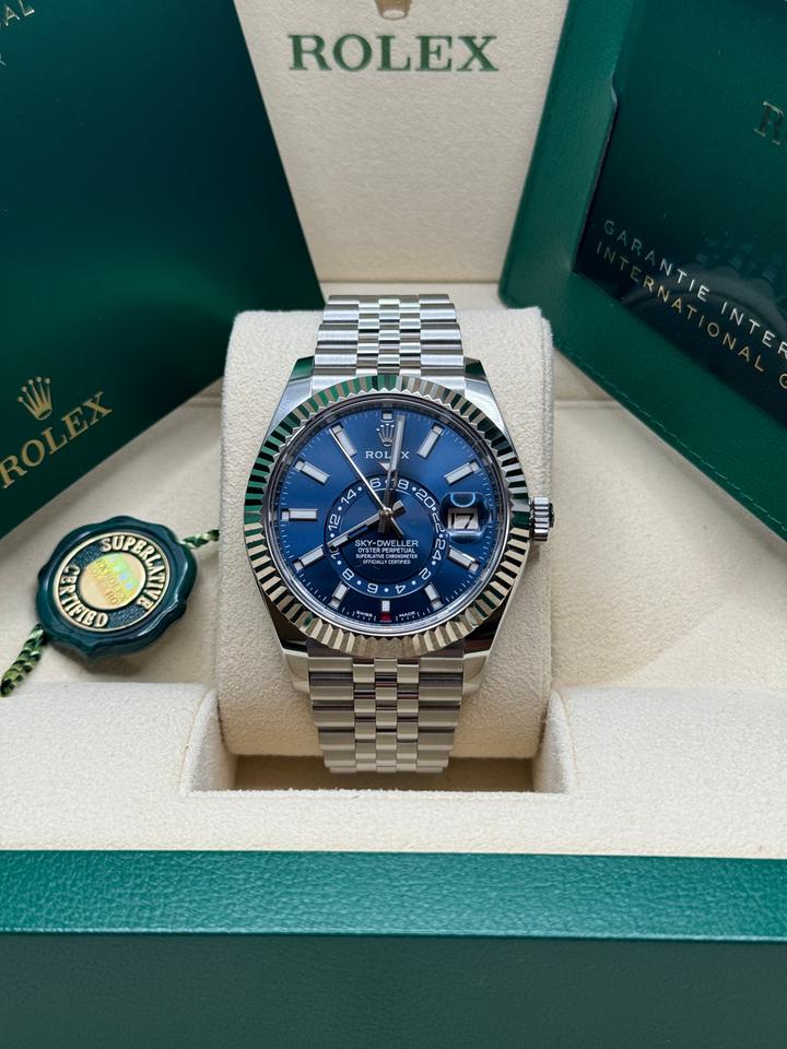 Rolex Datejust 41 White Index Dial Stainless Steel Fluted Bezel Jubilee Bracelet — photo 18