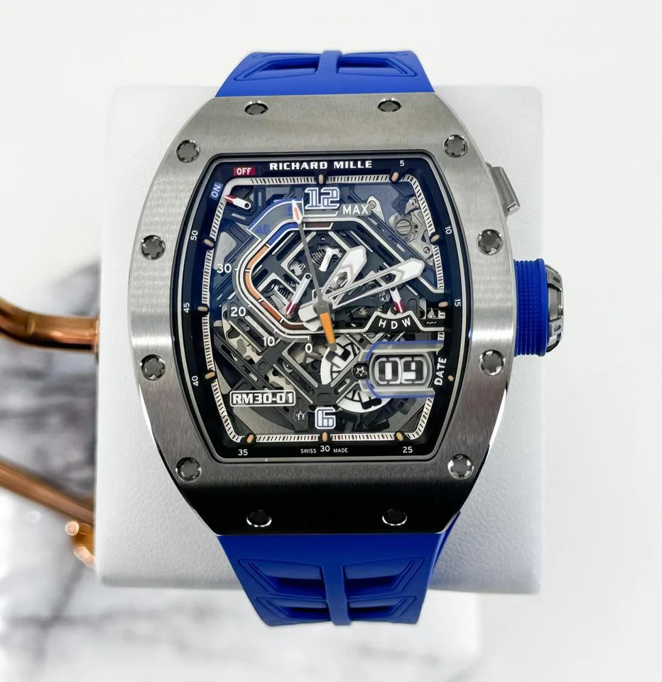 Richard Mille RM 030 Automatic Declutchable Rotor Blue Strap RM 30-01