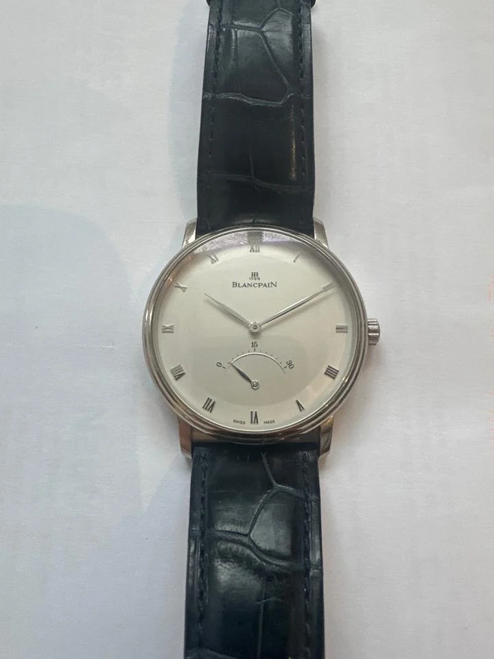 Blancpain Villeret Retrograde Mens Watch 18k Box/papers Absolutely Stunning