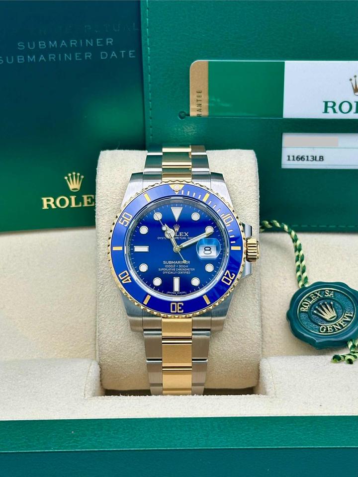 Rolex Submariner Date Blue Dial "Bluesy" Old Style Card
