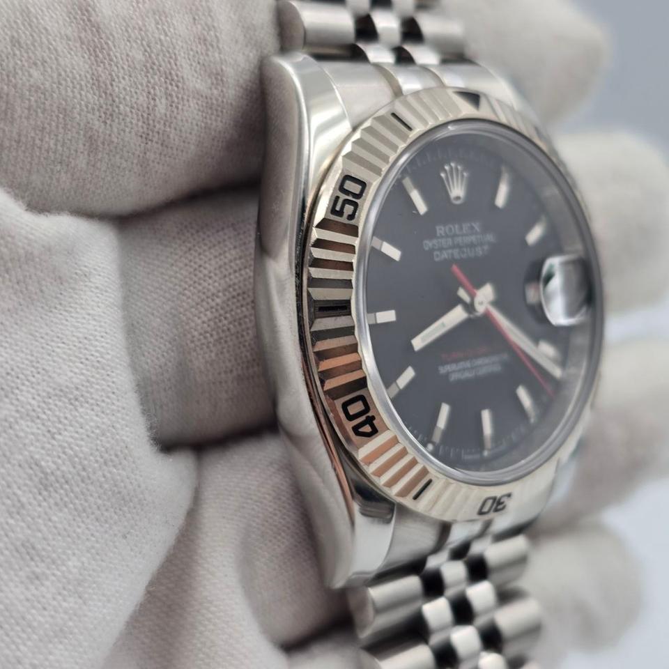 Rolex Datejust Turn-O-Graph Turn-O-Graph Datejust Turn-O-Graph Jubilee Black Dial Steel 116264 — photo 2
