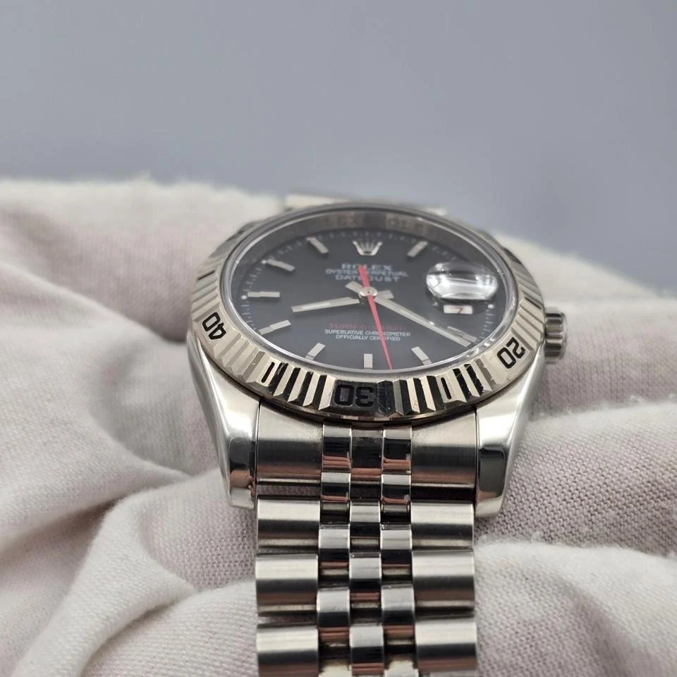 Rolex Datejust Turn-O-Graph Turn-O-Graph Datejust Turn-O-Graph Jubilee Black Dial Steel 116264 — photo 4