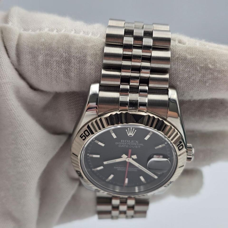 Rolex Datejust Turn-O-Graph Turn-O-Graph Datejust Turn-O-Graph Jubilee Black Dial Steel 116264 — photo 13