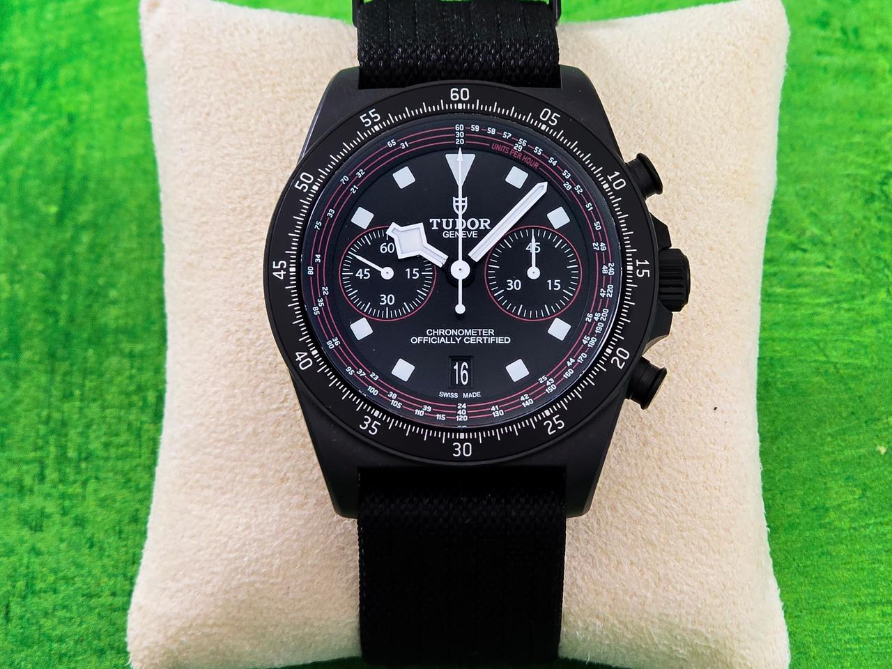 Tudor Pelagos FXD Chrono 'Cycling Edition' - Black dial Ref 25827KN - Like New Complete 11/2024
