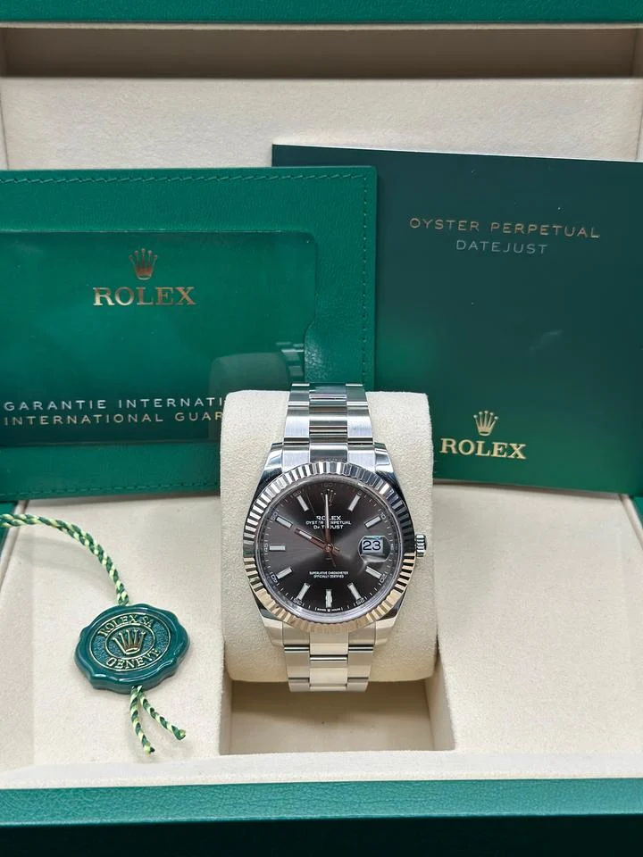 Rolex Datejust 41 126334 DATEJUST 41 DARK RHODIUM INDEX OYSTER 2022 — photo 12