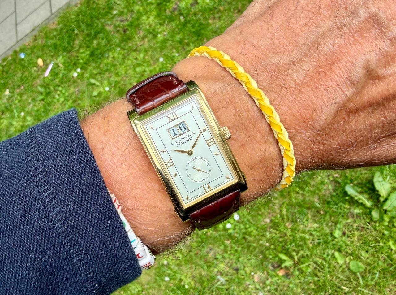 A. Lange & Söhne Cabaret extract of origin & new Lange Bracelet