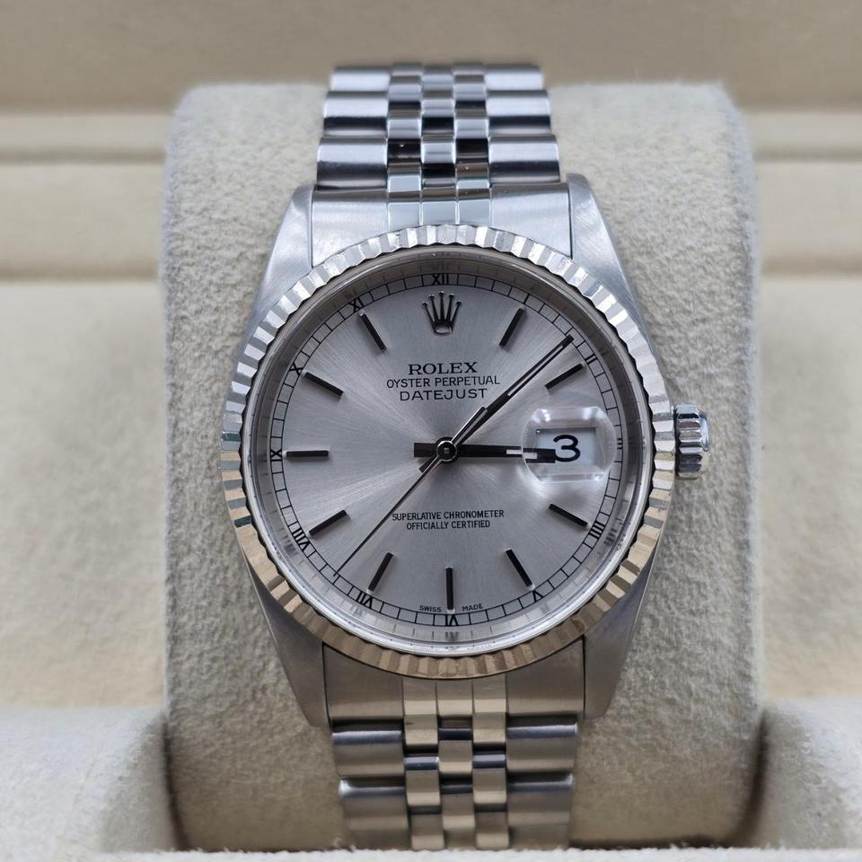 Rolex Datejust 36 2000 Datejust Silver Dial Stainless Steel Jubilee 16234 36mm