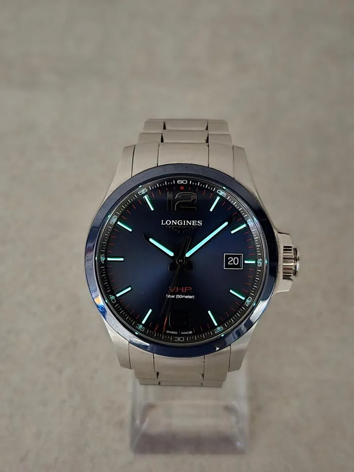 Longines Conquest V.h.p. Watch V.H.P. L3.729.4 41mm Blue Dial Stainless Steel Quartz