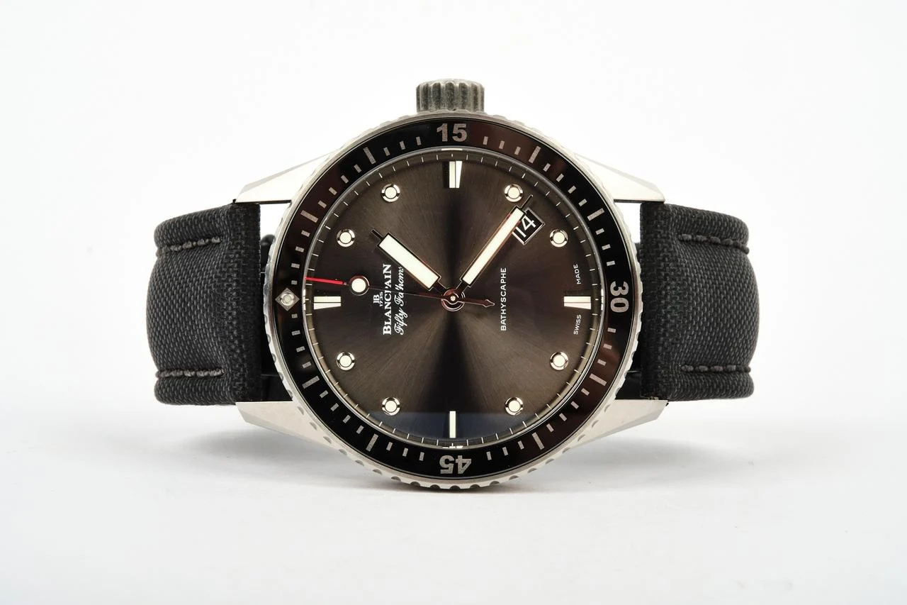 Blancpain Fifty Fathoms Bathyscaphe B52A COMPLETE SET JAN 2025 FACTORY WARRANTY TO JAN 2030