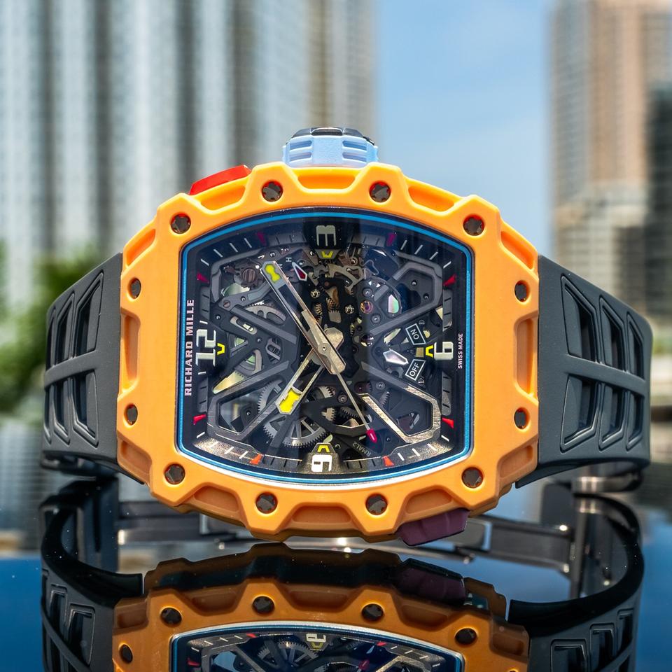 Richard Mille RM 035 RM35-03 Rafa Nadal Salmon 43.15 mm x 49.95 mm
