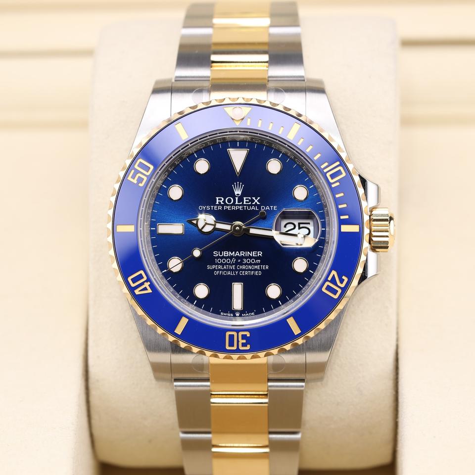 Rolex Submariner Date June 2026 Factory Stickers Submariner Date 41 Bluesy Blue Dial Two Tone Oyster 126613LB June 2026 Full Factory Stickers NEW Full Set