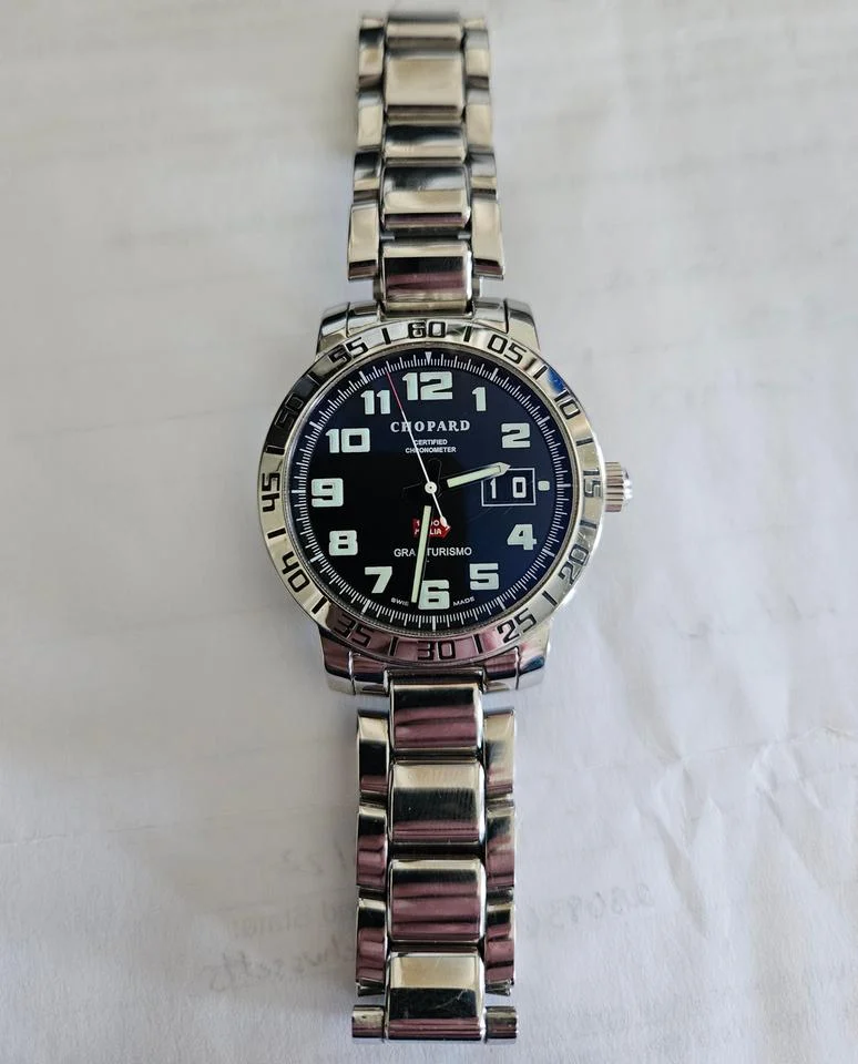 Chopard Mille Miglia Gran Turismo 40mm Automatic Men's Watch With Box and Racing Tire Gauge