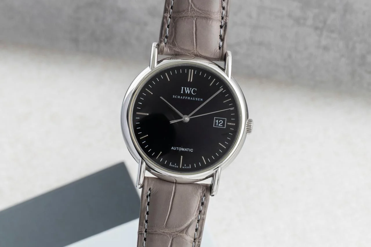 IWC Portofino Automatic Schaffhausen Portofino Automatik Datum Edelstahl Herrenuhr Ref. IW353304