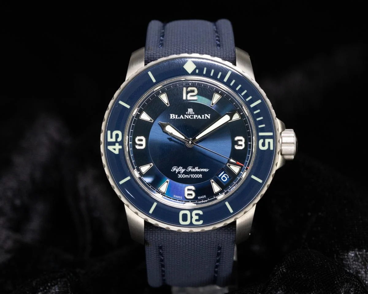 Blancpain Fifty Fathoms Automatique | Blue Sunburst Dial Ref. 5015-12B40-052A | 45mm | Approx. 2024 | Complete Set