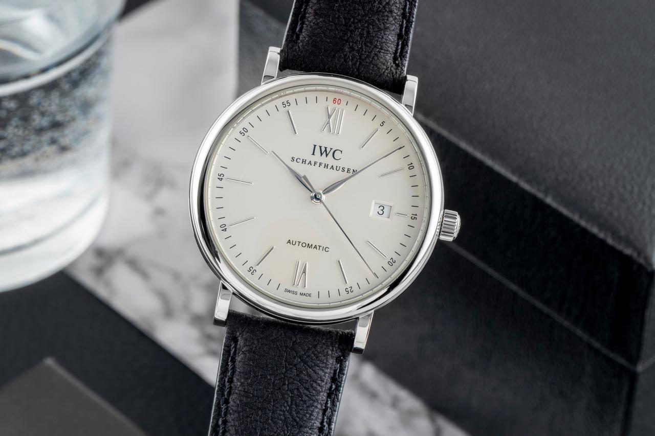 IWC Portofino Automatic Schaffhausen Portofino Automatik Edelstahl Herrenuhr Ref IW356501
